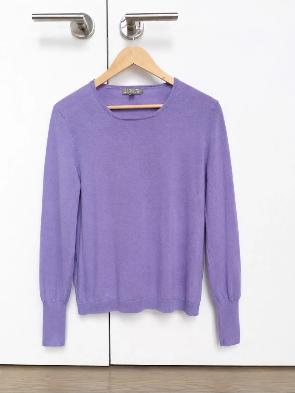 J. Crew Lavender Crewneck Sweater